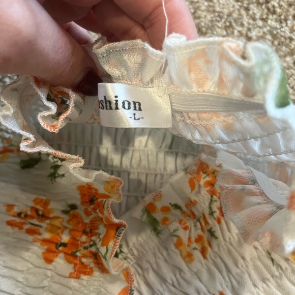 Multicolored Midi A-Line Skirt Resort Wear - Picture 6 of 7